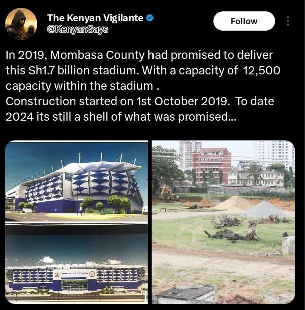 The kenyan vigilante kenyansays follow in , mombasa county had promised to deliv