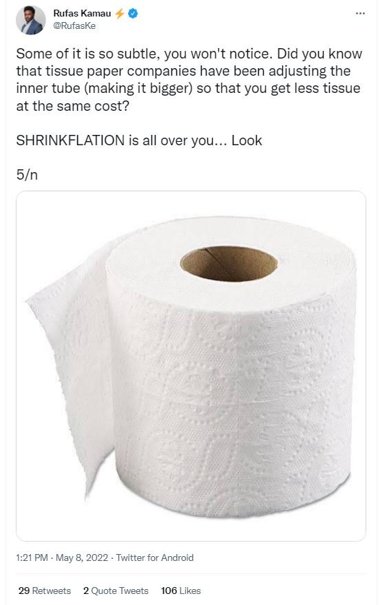 Rufas kamau rufaske some of it is so subtle you won't notice. did you know that