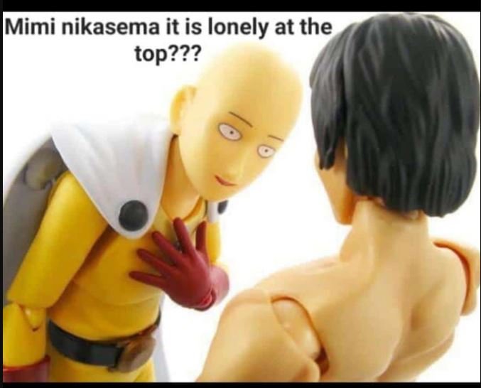 Mimi nikasema it is lonely at the top???