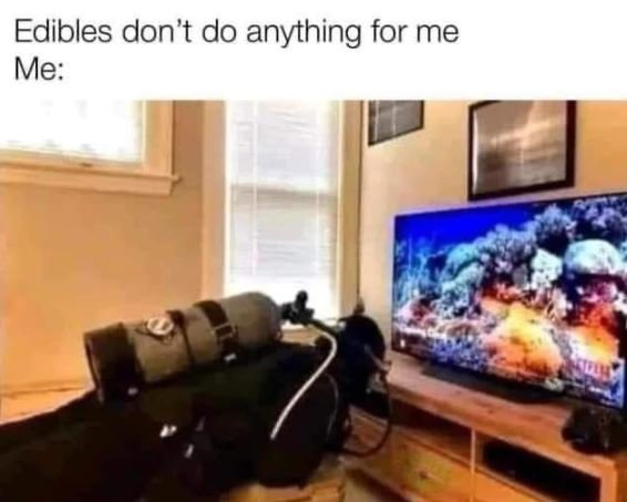 Edibles don't do anything for me me