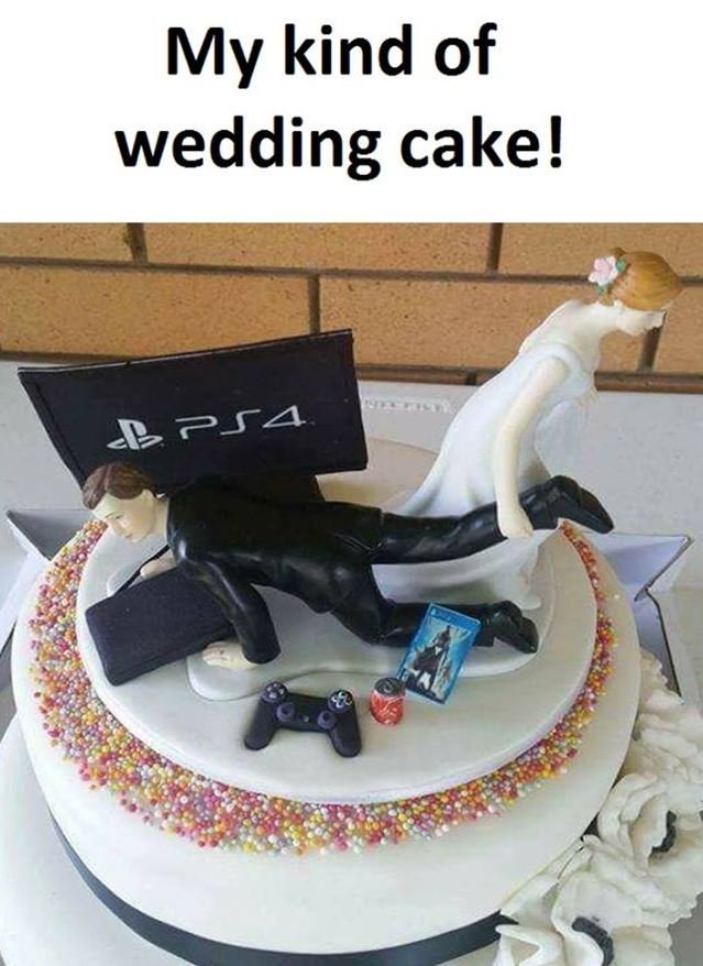 My kind of wedding cake! pja