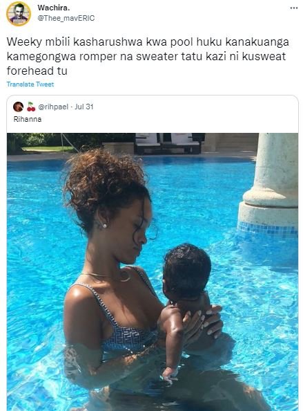 Wachira. thee_maveric weeky mbili kasharushwa kwa pool huku kanakuanga kamegongw