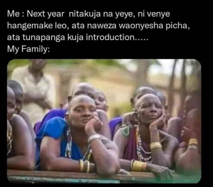 Me next year nitakuja na yeye ni venye hangemake leo, ata naweza waonyesha picha