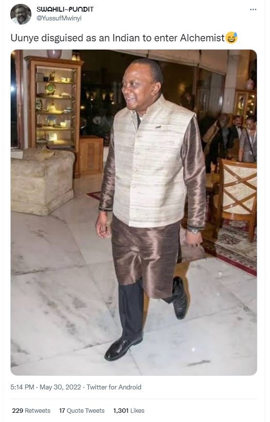 Swohilipuodit yussufmwinyi uunye disguised as an indian to enter alchemist 5.14