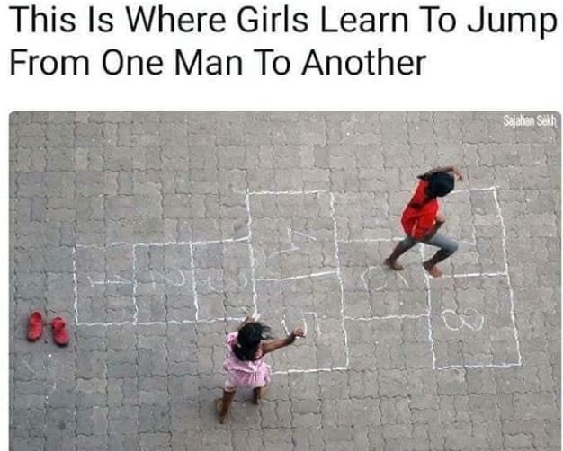 This is where girls learn to jump from one man to another sehen seth