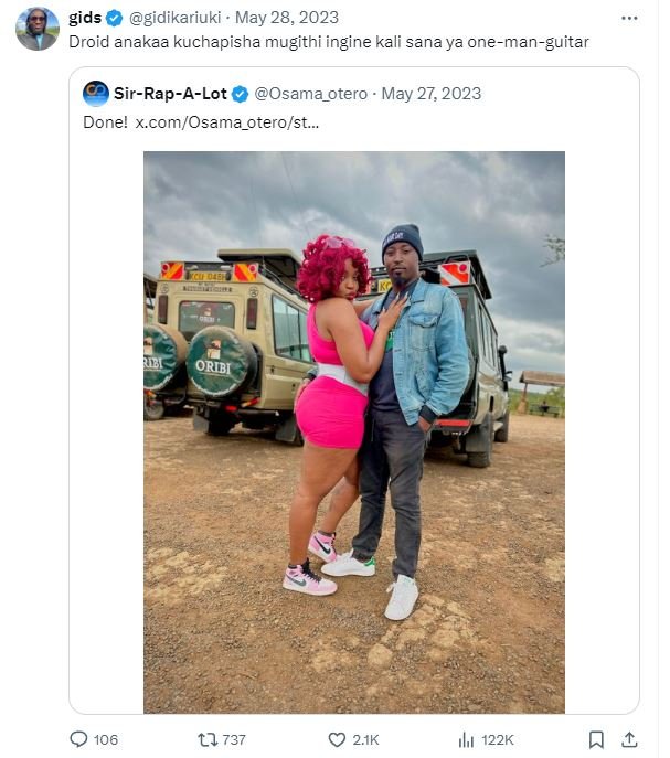 Gids gidikariuki may 28, droid anakaa kuchapisha mugithi ingine kali sana ya one