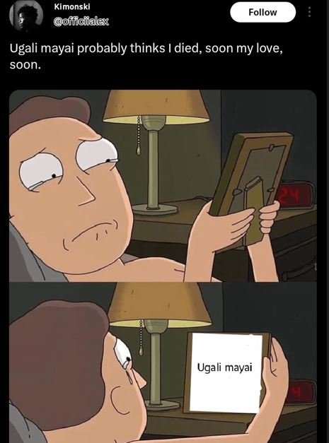 Klmonskl ofiicialex follow ugali mayai probably thinks i died, soon my love soon