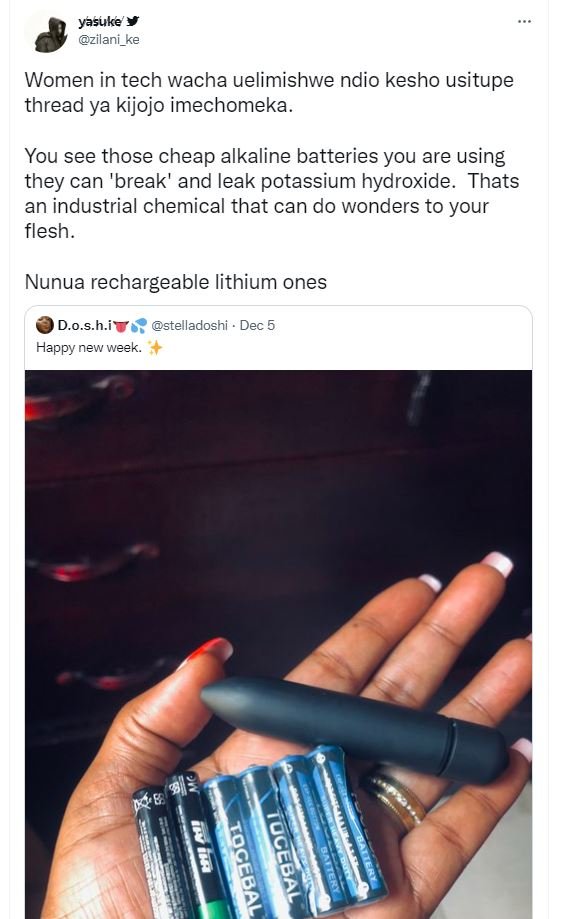 Yasuke y zilani_ke women in tech wacha uelimishwe ndio kesho usitupe thread ya k