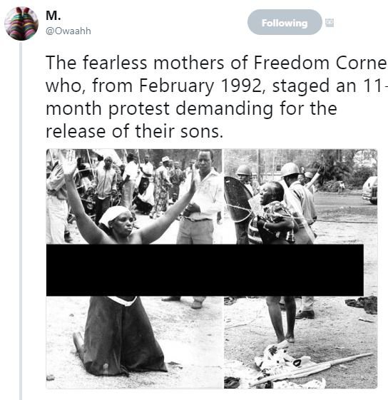 Folllowing owaahh the fearless mothers of freedom corne who, from february , sta