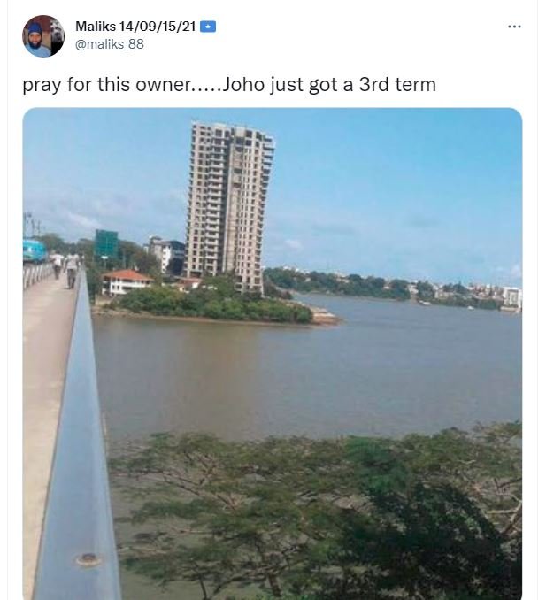 Maliks 14091521 maliks_88 pray for this owner. joho just got a 3rd term