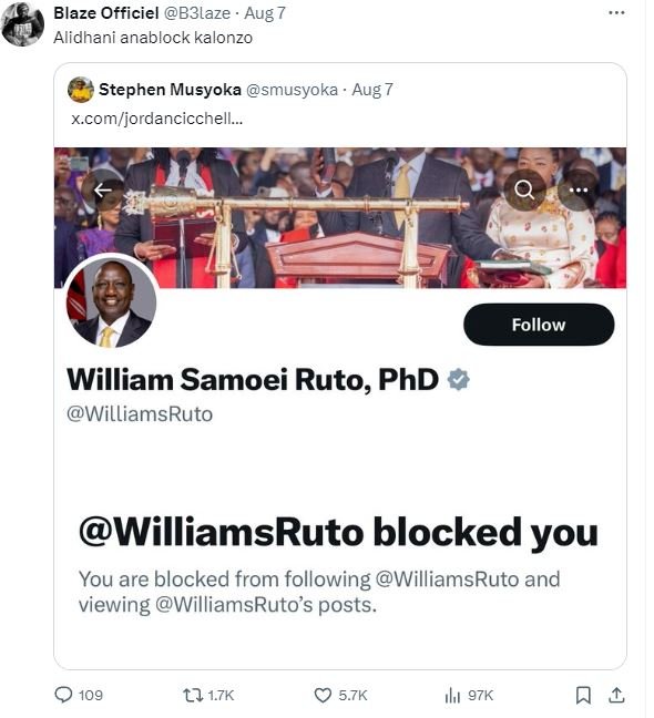 Blaze officiel b3laze aug alidhani anablock kalonzo stephen musyoka smusyoka aug