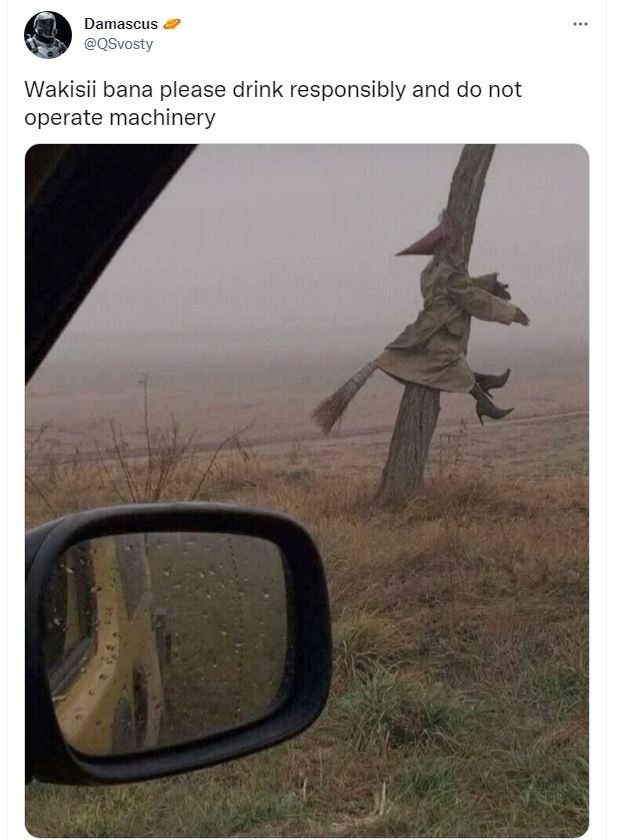 Damascus qsvosty wakisii bana please drink responsibly and do not operate machin