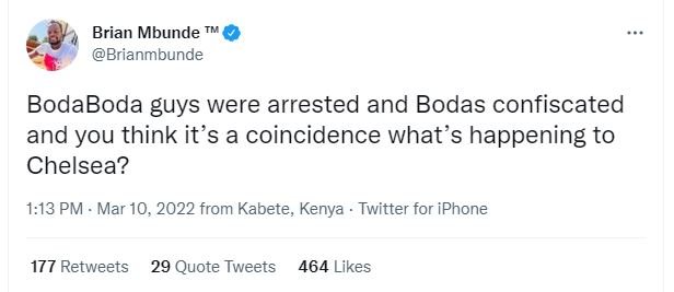 Brian mbunde brianmbunde bodaboda guys were arrested and bodas confiscated and y