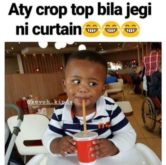 Aty crop top bila jegi ni curtain kevoh_kipd 0