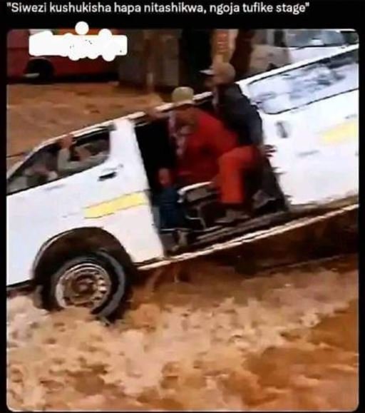 Siwezi kushukisha hapa nitashikwa, ngoja tuflke stage'