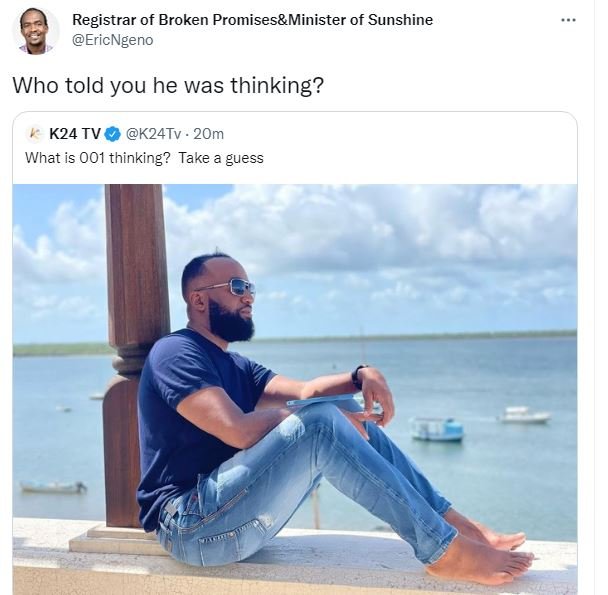 Registrar of broken promisesminister of sunshine ericngeno who told you he was t