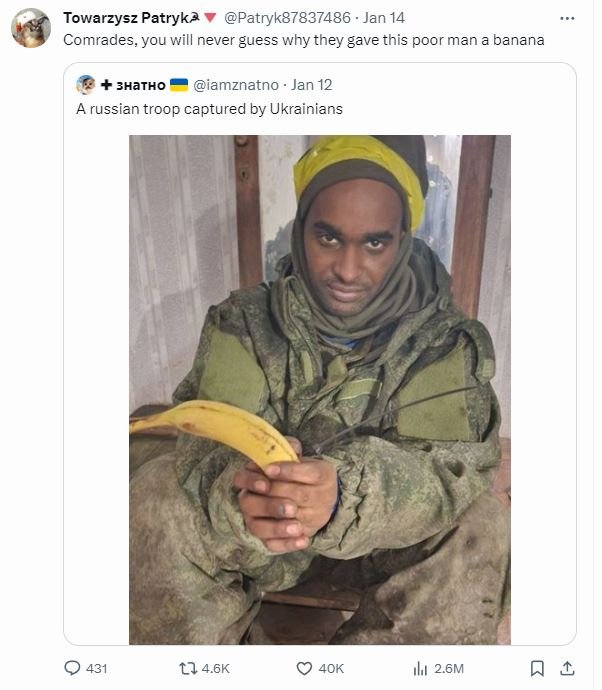 Towarzysz patryk? patryk87837486 jan 14 comrades you will never guess why they g