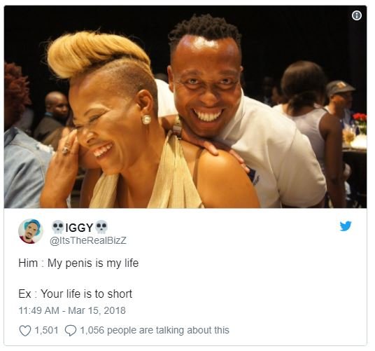 Iggy its therealbizz him my penis is my life ex your life is to short 11.49 am m