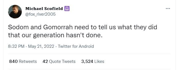 Michael scofield fox_river2005 sodom and gomorrah need to tell us what they did