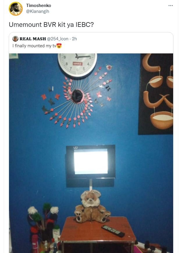 Timoshenko Kianangih Umemount BVR kit ya IEBC? REAL MASH 254_icon finally mounte