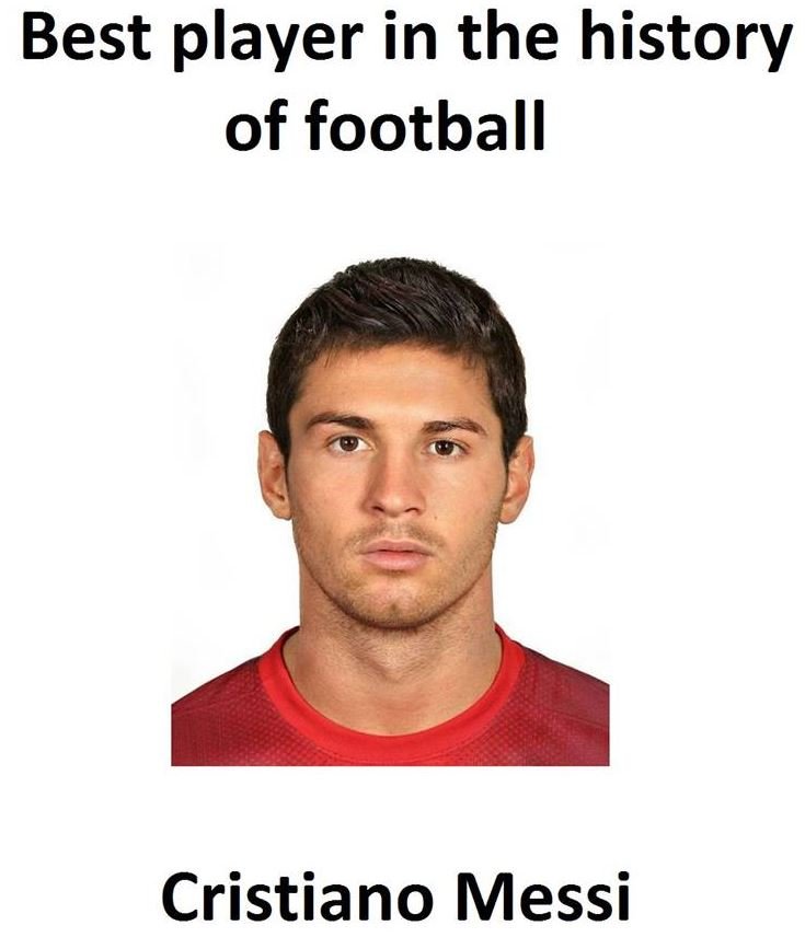 Best player in the history of football cristiano messi