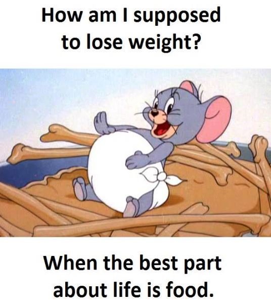 How am supposed to lose weight? when the best part about life is food.