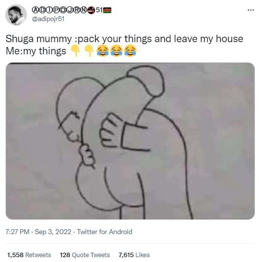 00p0b adipojr51 shuga mummy pack your things and leave my house memy things 7.27