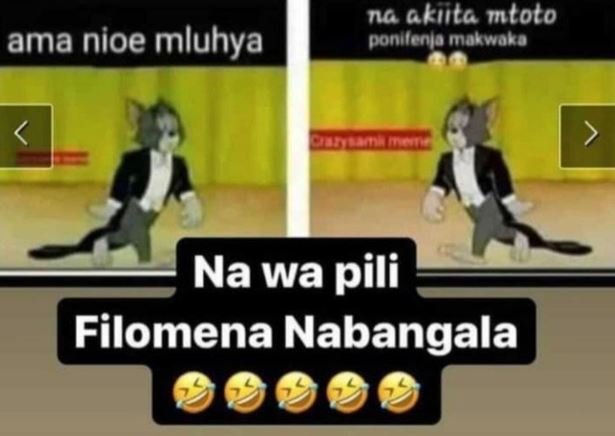 Nc akiita mtoto ponienie molwolo ama nioe mluhya na wa pili filomena nabangala