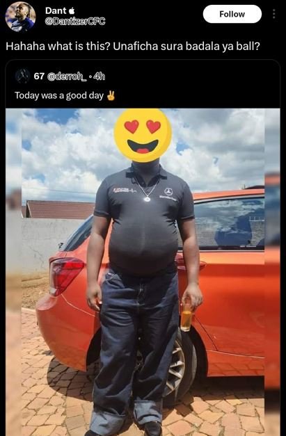 Dant dandze cfc follow hahaha what is this? unaficha sura badala ya ball? daron