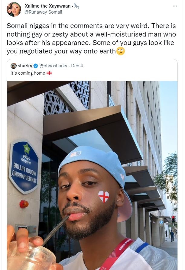 Xalimo the xayawaan , runaway_somali somali niggas in the comments are very weir