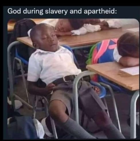 God during slavery and apartheid