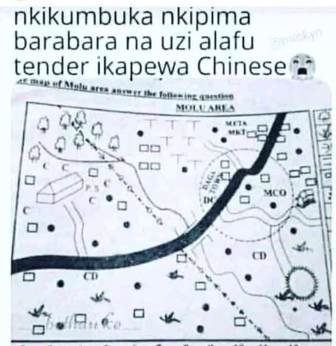 Nkikumbuka nkipima barabara na uzi alafu tender ikapewa chinese uloly rewik