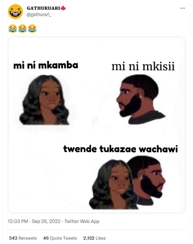 Gathuruari gathurari _ mi ni mkamba mi ni mkisii twende tukazae wachawi 12.03 pm