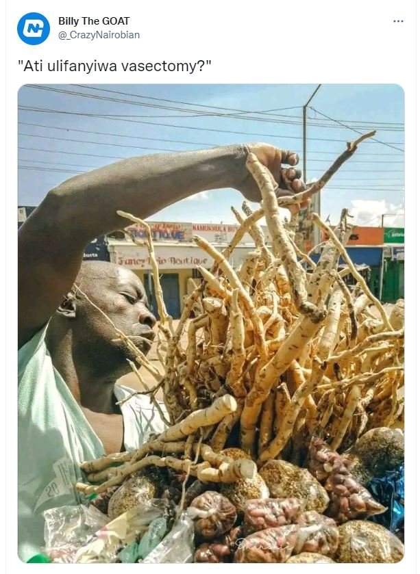 Billy the goat crazynairobian ati ulifanyiwa vasectomy? junc, naique