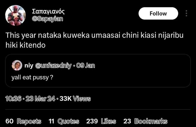 Zanayıavóç flan follow this year nataka kuweka umaasai chini kiasi nijaribu hiki