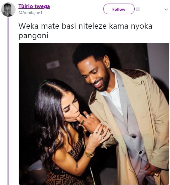 Iuirio twega annitajoe1 follow weka mate basi niteleze kama nyoka pangoni