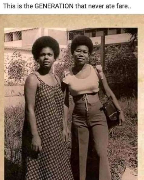 This is the GENERATION that never ate fare .