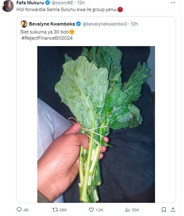 Fafa mukuru osoroke 12h hizi forwardia samia suluhu kwa ile group yenu. bevalyne