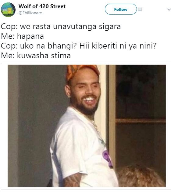 Wolf of 420 street fbillionare follow cop we rasta unavutanga sigara me hapana c