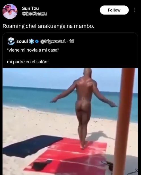 Sun tzu iischanzu follow roaming chef anakuanga na mambo . souul igosouul . 1d '