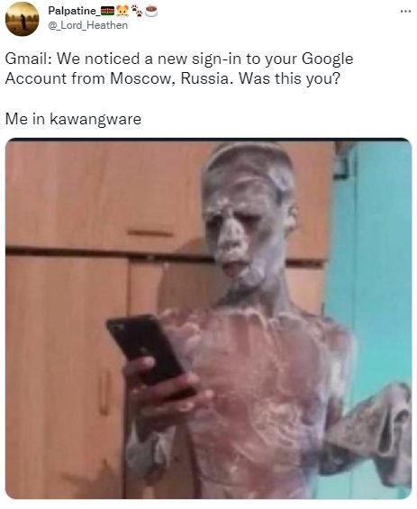 Palpatine lord_heathen gmail we noticed a new signin to your google account from