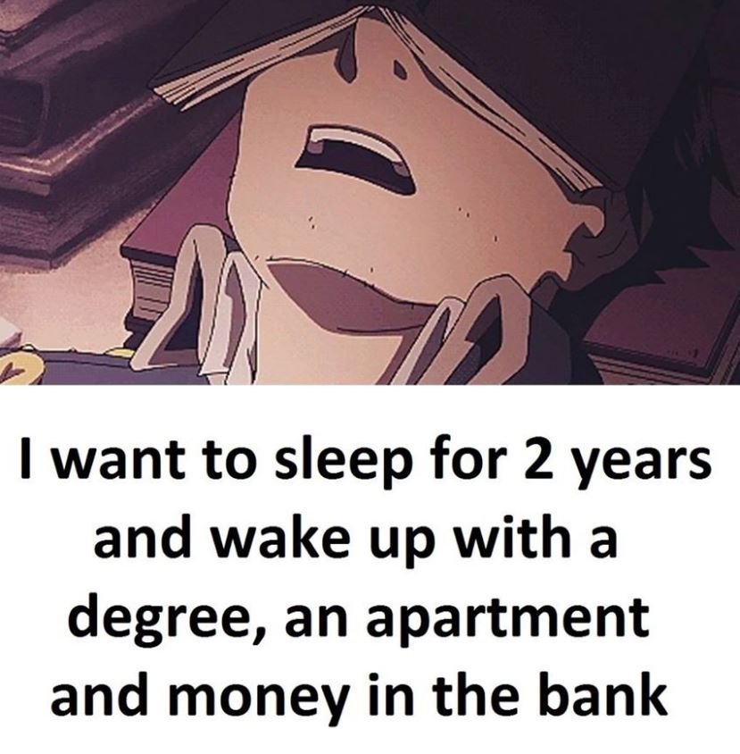 Want to sleep for 2 years and wake up with a degree, an apartment and money in t