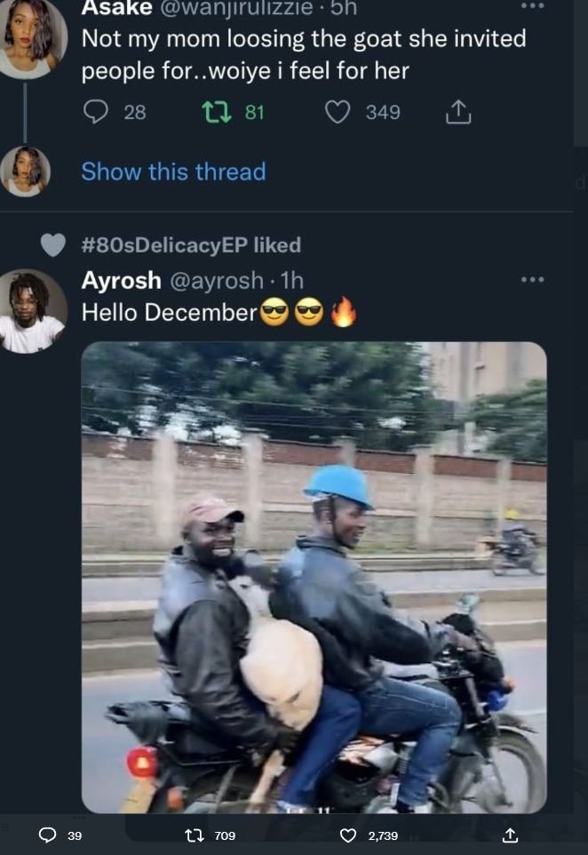 Asake wanjırulızzıe on not my mom loosing the goat she invited people for..woiye