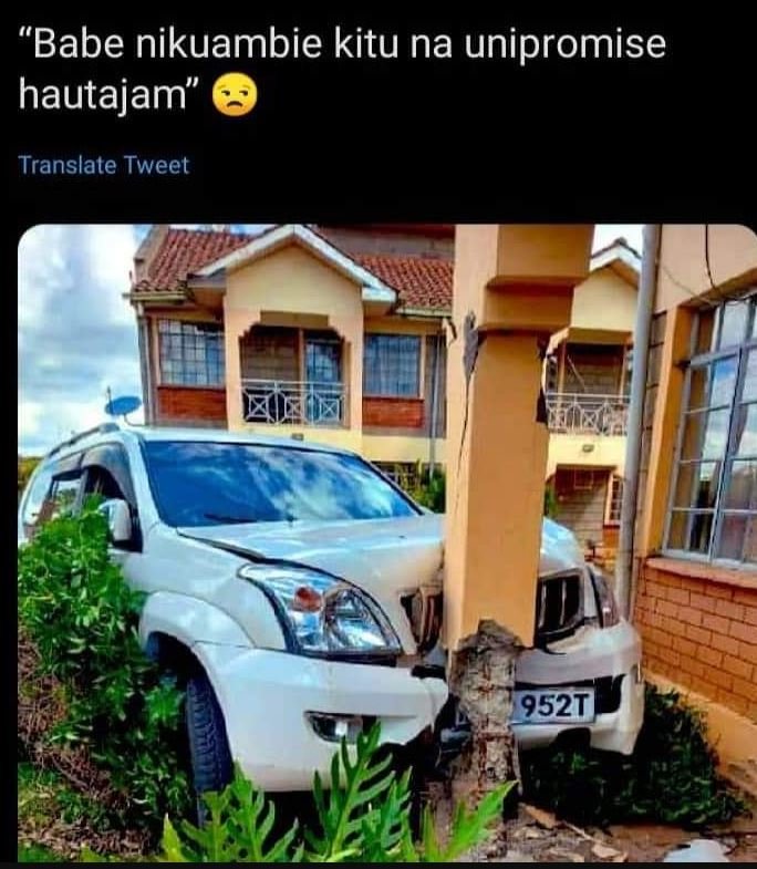 Babe nikuambie kitu na unipromise hautajam translate tweet 952t