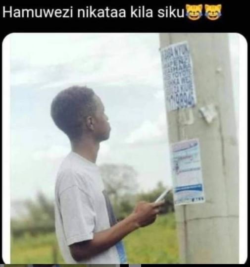 Hamuwezi nikataa kila siku