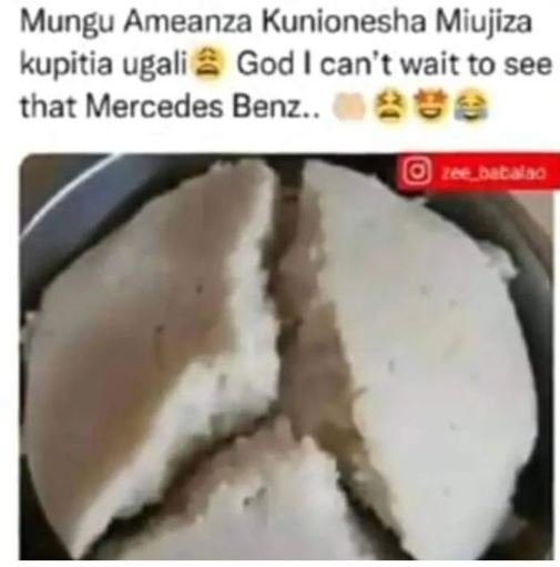 Mungu ameanza kunionesha miujiza kupitia ugali god can' t wait to see thar merce