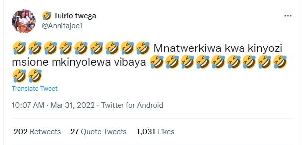 Tuirio twega annitajoel 2 mnatwerkiwa kwa kinyozi msione mkinyolewa vibaya 99 tr