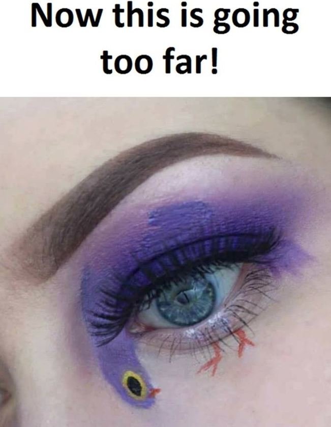 Now this is going too far!