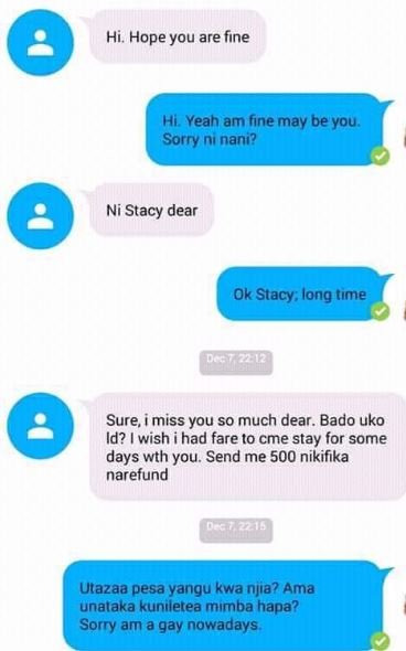Hi. hope you are fine yeah am fine may beyou. sorry ni nani? ni stacy dear ok st