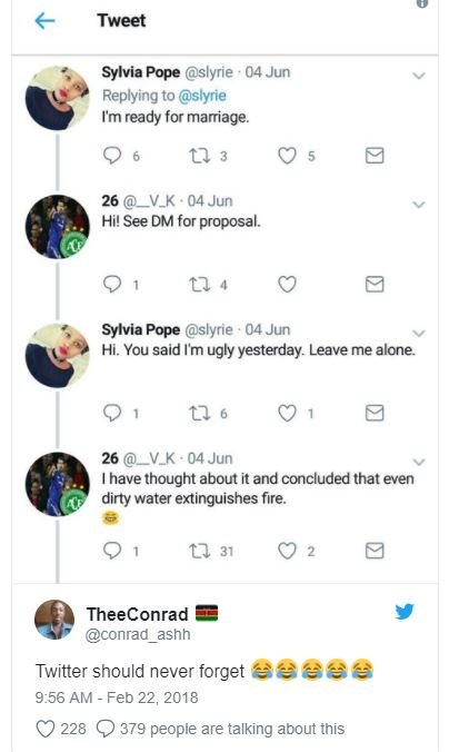 Tweet sylvia pope slyrie 04 jun replying to slyrie im ready for marriage. 1 26 _